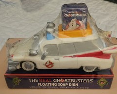 Vintage The Real Ghostbusters Floating Soap Dish In Original Sealed Packaging