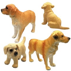 Dog Toys for Kids, Golden Retriever Family Playset, Detail and Realistic Pupp…