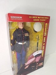 Gunnery Sgt R Lee Ermey Dress Blues Marine 12″ Figure 2006 Sideshow Signed