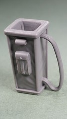 BST AXN TMNT Casey Jones Battle Damaged Golf Bag 5″ 1:15 Scale Fodder