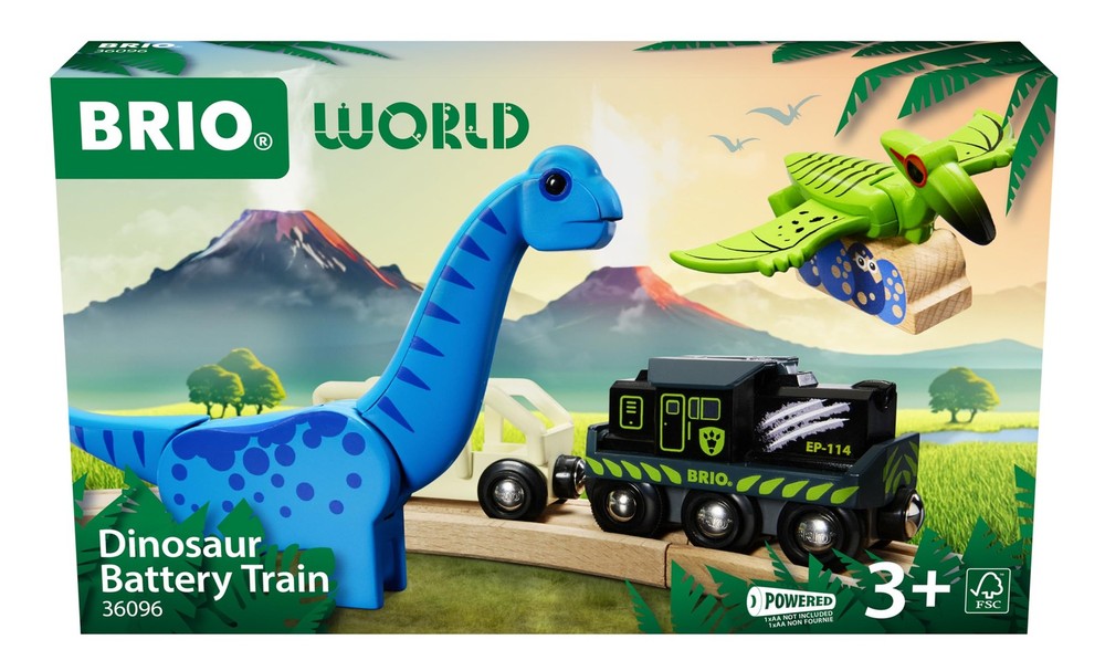 World – 36096 Dinosaur Battery Train | Toy Train for Kids Aged 3 Years Up