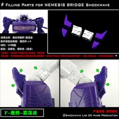 Shockwave Lab Filler Upgrade Kit For Siege Earthrise Kingdom Legacy GS IN STOCK