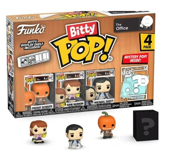 Funko Bitty POP! The Office Dwight Schrute Erin Hannon Michael Scott 4 Pack