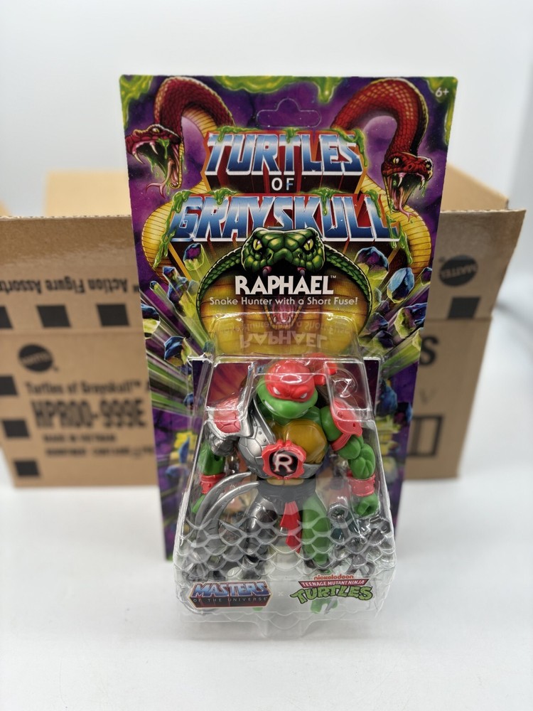 RAPHAEL Turtles of Grayskull Reptile Wars MOTU TMNT Masters Universe 2024 MINTY