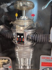 1997 Lost in Space B-9 Robot Limited Edition Chrome Figure Trendmasters NEW