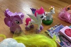 My Little Pony Lot Figures Comb MLP Flocked Mixed Mini Megan Hasbro Toys