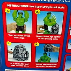 SUPER STRENGTH HULK Figure SPIDER-MAN FRIENDS Super Heroes ROCK CRUSHING ACTION