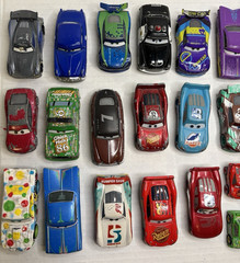 Disney Pixar Cars Huge Lot Of 33 Die-Cast Metal Plastic 1:43 1:55 Scale *Read*