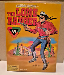 the lone ranger Playing Mantis Captain Action cowboy Figure MIB 12in 1/6