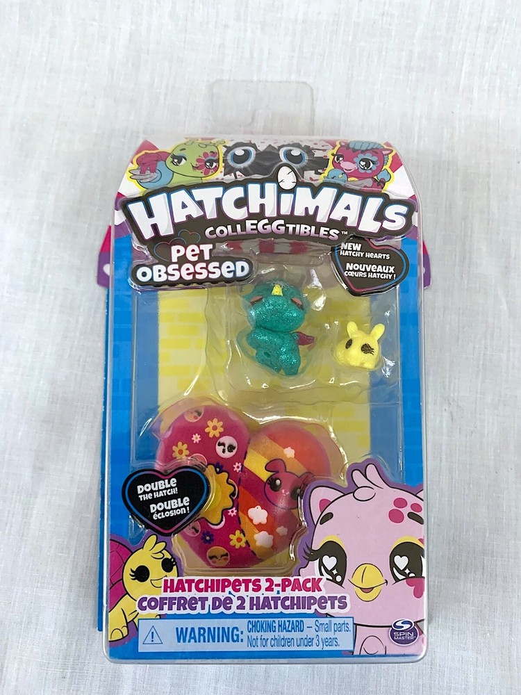2016 Spin Master Hatchimals Colleggtibles Hatchipets Collectible Pets (Green)