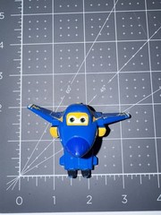Super Wings Transform-A-Bots Jerome Jet Airplane 2” Action Figure Audley 2014