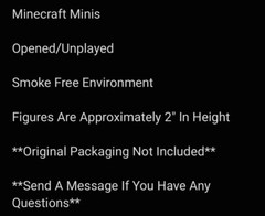 Minecraft Mini Figures Multiple Series To Choose From A9