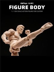 GWToys G001 1/12 Male Strong Muscular Articulated Body 16cm Flexible 6″ Figure