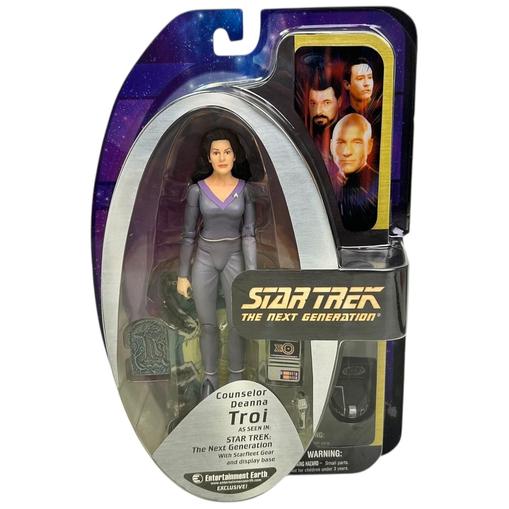 Star Trek Next Generation Counselor Deanna Troi Figure EE Exclusive Art Asylum