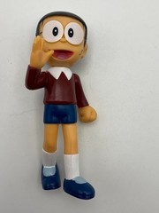 Doraemon Nobita Nobi 4″ Loose Action Figure Red Shirt Waving