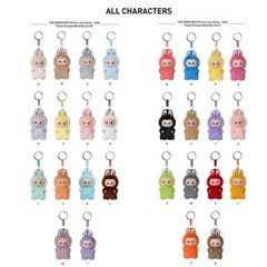 POP MART Labubu The Monsters Pin For Love Series Mini Plush Pendant Figure Doll