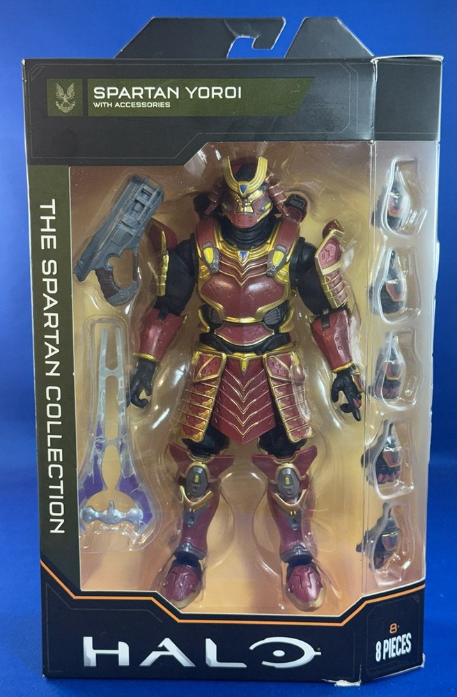 JAZWARES HALO THE SPARTAN COLLECTION 6.5″ SPARTAN YOROI SERIES 4 MIB SEALED RARE