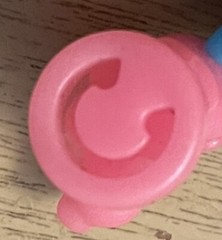 Vtg My Little Pony Petite Ponies Glow In The Dark Magic Candle Pink White Mane
