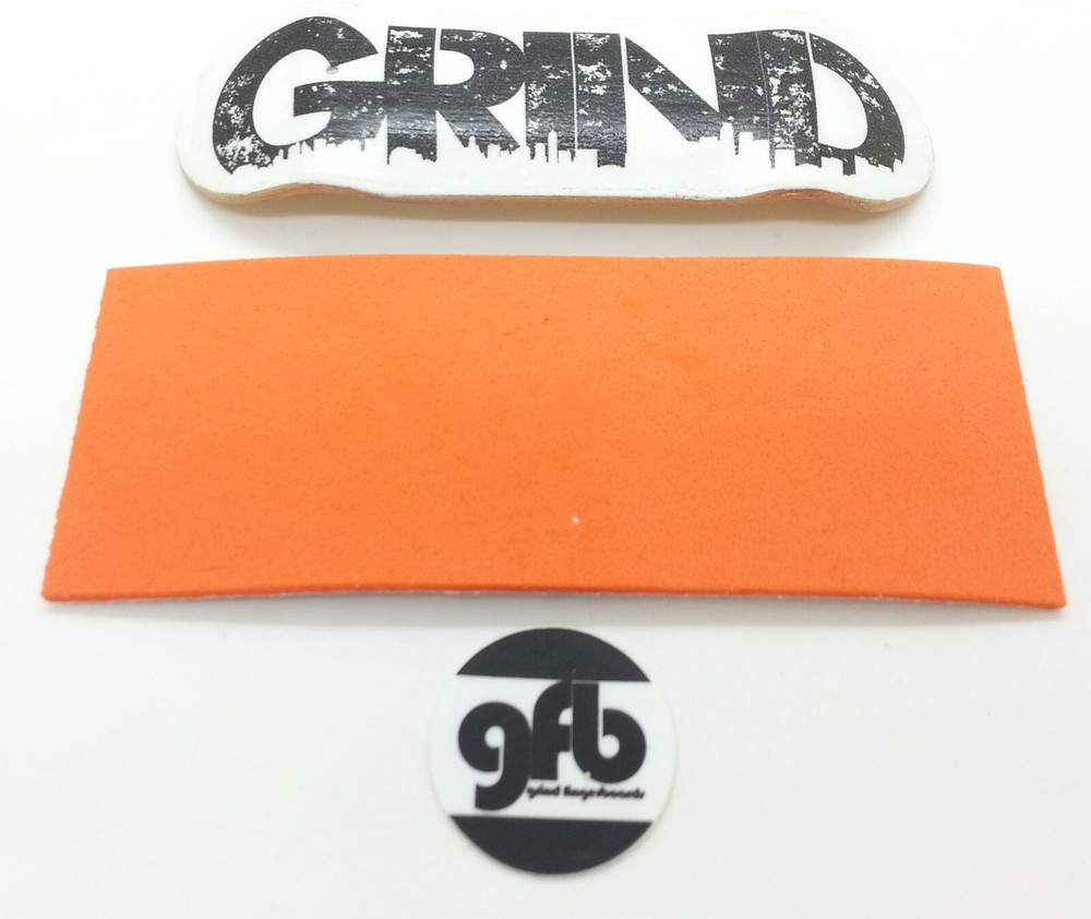 GRiND Fingerboards ORANGE SMOOTHIE Foam Tape 1pc Self Adhesive ~110x43mm