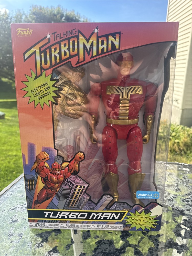 Funko Talking Turbo Man 13.5″ Action Figure 2021 Exclusive New In Box
