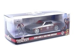 Marvel Guardians of The Galaxy 1:32 1969 Ford Mustang Die-Cast Car & 1.65″…