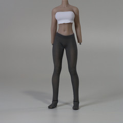 1:12 Female Elastic Tight Leggings Pantyhose Stockings Fit 6″ Action Figure Body