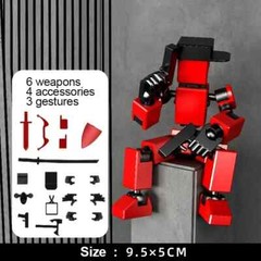 3d Printed Robot Toy Articulated Movable Action Figure Shapeshift dummy toys Kit