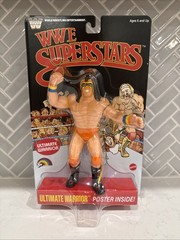 MATTEL LJN WWE SUPERSTARS ULTIMATE WARRIOR SERIES 2 BLACK CHASE CARD RETRO 1980S