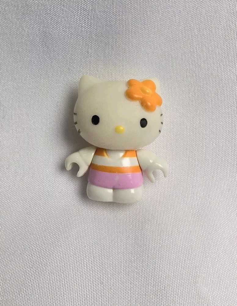 Sanrio Hello Kitty Replacement Mega Bloks Pink Shorts Striped Top Figurine 1.5in