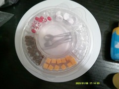 NEW Toy maker make it mini food MANGO POMELO FRUIT CUP & MANDARIN DUCK MILK TEA