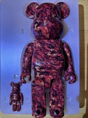 Medicom BE@RBRICK Mika Ninagawa Leather Rose 400% and 100% set Bearbrick