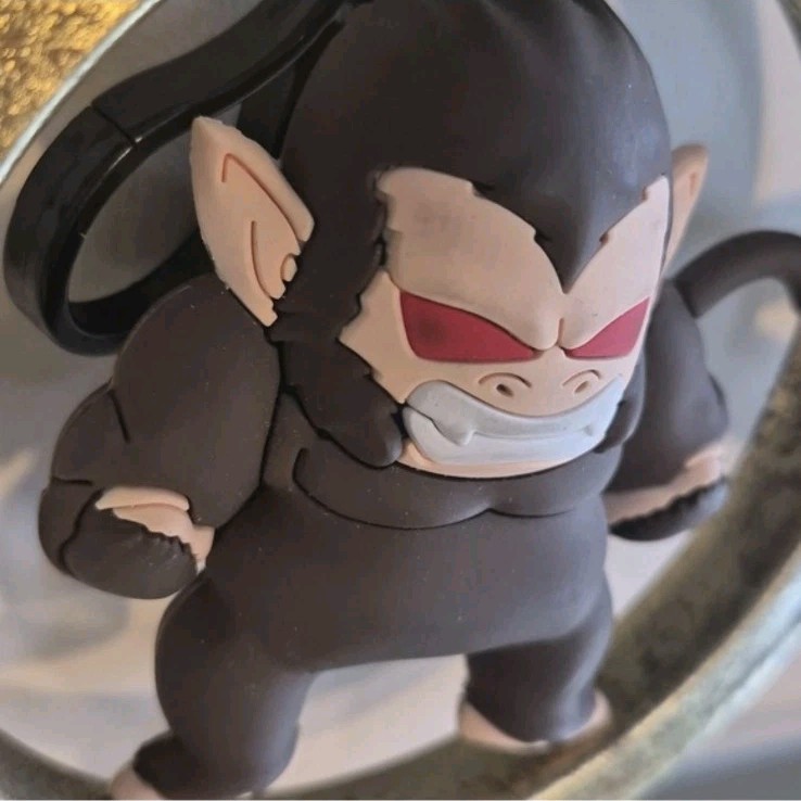 Dragon Ball Z Great Ape Gohan 3D Figural Bag Clip Monogram, 3.25.