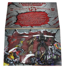 Transformers Platinum Edition FOC Fall Of Cybertron Grimlock Vs Bruticus NIB