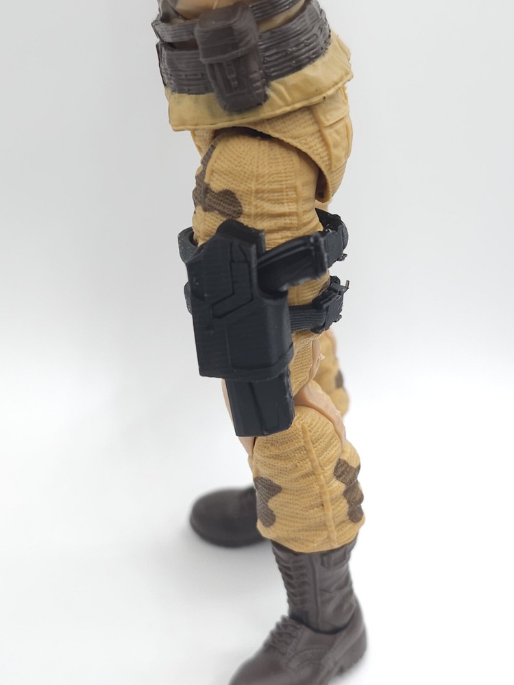 3d Print LEFT SIDE MAXIM HOLSTER &GUN 1:12 6″ GI Joe Classified/Marvel Legend