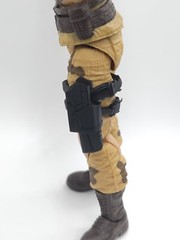 3d Print LEFT SIDE MAXIM HOLSTER &GUN 1:12 6″ GI Joe Classified/Marvel Legend