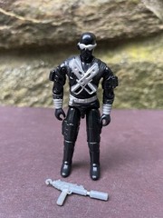 Vintage 1989 GI Joe Snake Eyes V3 Action Figure – Hasbro ARAH w Uzi Accessory