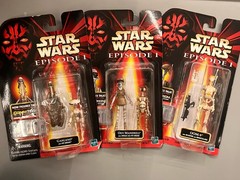 Hasbro Star Wars Episode 1 CommTech Collection Lot of 3 Action Figures SEALED