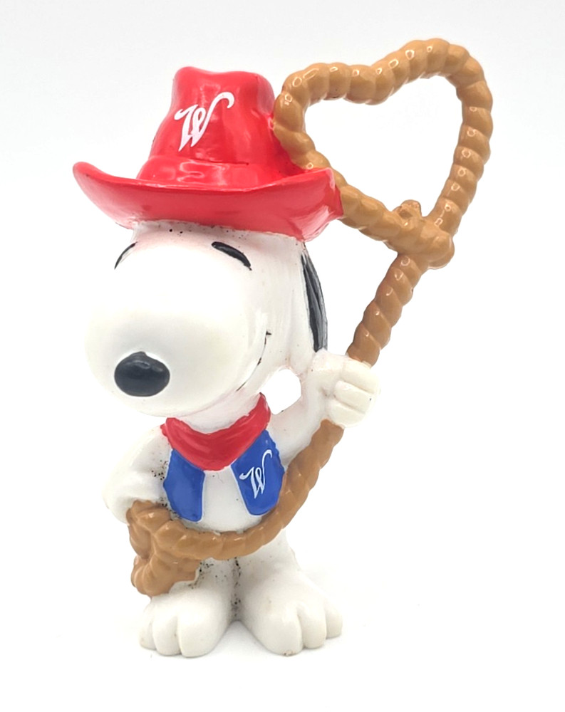 Whitman’s PEANUTS Valentine’s Day Cowboy Snoopy PVC Figure