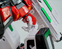 Metal Cardbot S FLAMENOVA Transformer Robot Fire Car Korean Toy