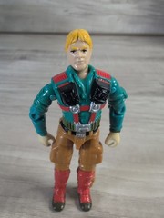 Vintage 1989 Hasbro GI Joe Downtown v1 3.75″ Action Figure Cobra ARAH Incomplete