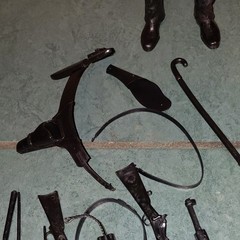 Vintage Marx Johnny West Adventure Series Action Figure Black Horse Gun Rifle