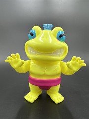 Goccodo x REALHEAD Giant Gama no Umi Fluorescent Yellow Sofubi Soft Vinyl Toy