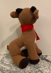 9 1/2″ 50 Years Rudolph The Red Nosed Reindeer Scarf Logo Soft Plush Dandee NWT