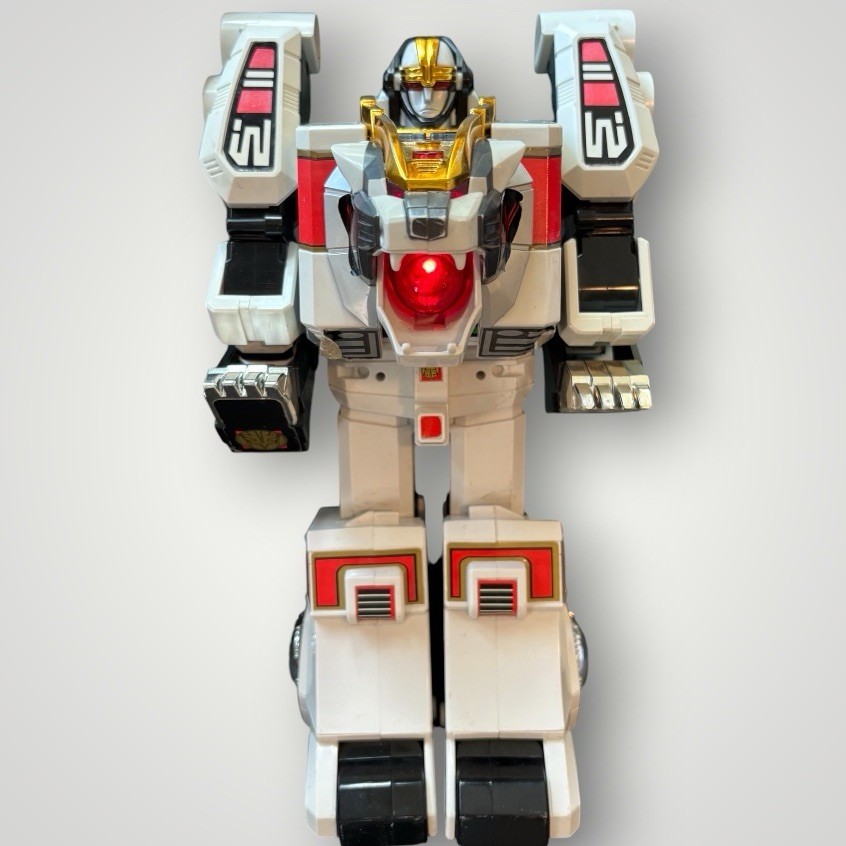 White Tigerzord Megazord 1994 Mighty Morphin Power Rangers Bandai 2271 – WORKS!