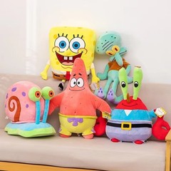 SpongeBob SquarePants Plush Toys Patrick Squidward Mr Krabs Gary Stuffed Dolls