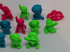 20 Garbage Pail Kids Topps Micro Figures Lot Minikins Green Red Blue Orange