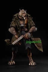 1/12 Maestro Union Werewolf Custom Wired Green Trench Coat+Pants For 12inch Toy