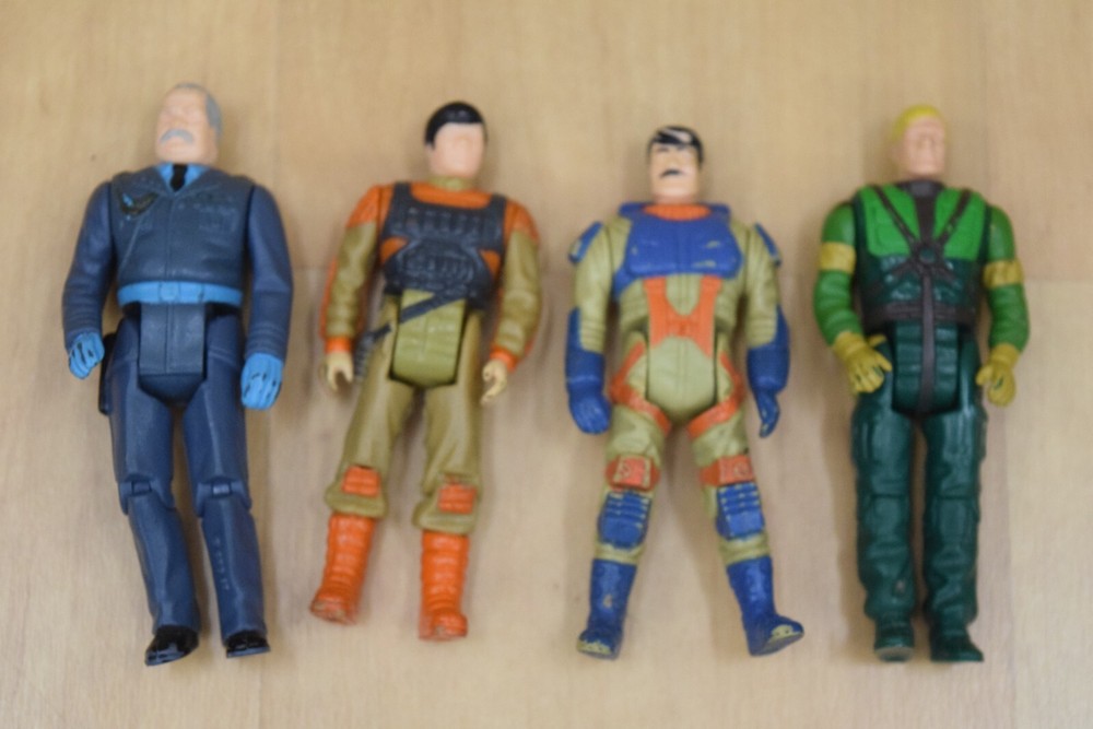 4X Kenner M.A.S.K. Figure Lot Matt Trakker Julio Lopez Bruce Sato Miles Mayhem