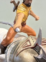 Schleich 70063 The Mighty Fighter War Elephant with Rider (Broken Spear)