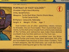Foot Soldier 10-Back Teenage Mutant Ninja Turtles TMNT 1988 Playmates NEW SEALED